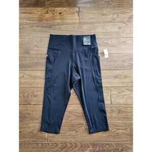 Gap Fit Studio Sky High Cropped Legging Women's Size L NWT Moisture Wicking